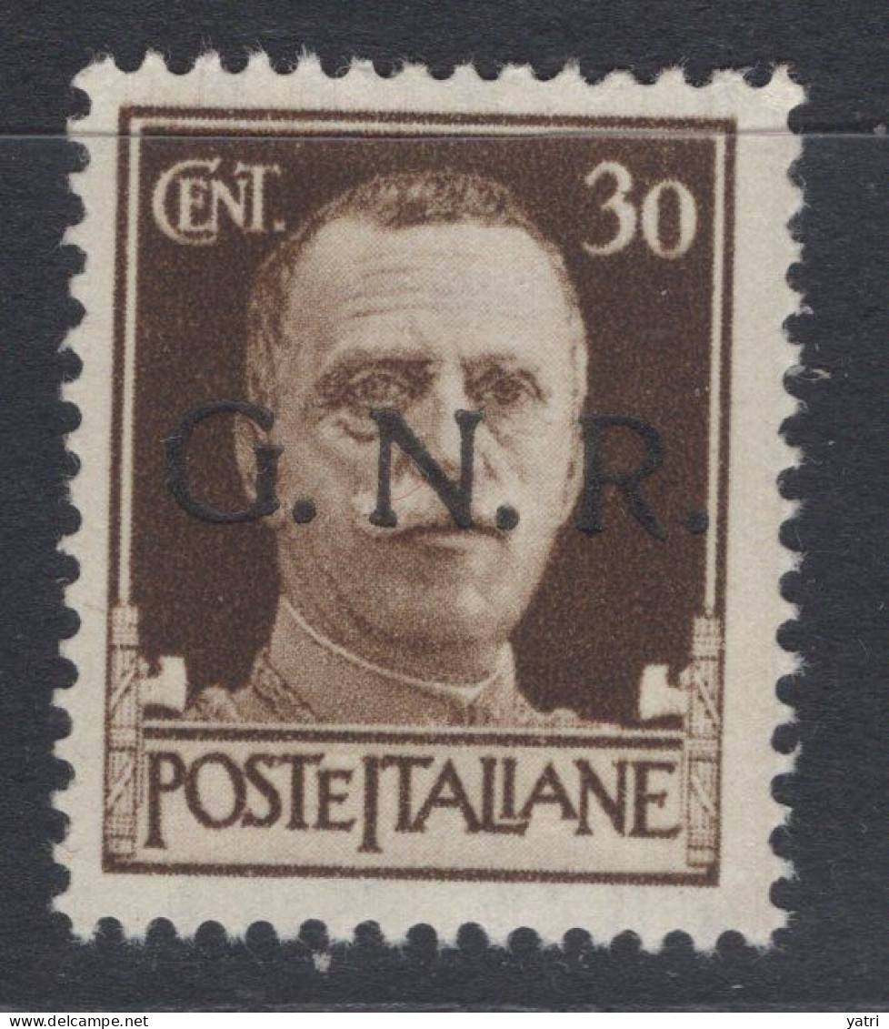 Repubblica Sociale Italiana (1944) - GNR Verona, 30 Centesimi ** - Neufs