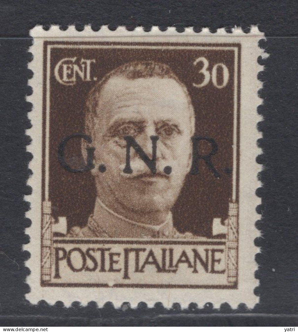 Repubblica Sociale Italiana (1944) - GNR Verona, 30 Centesimi ** - Nuovi