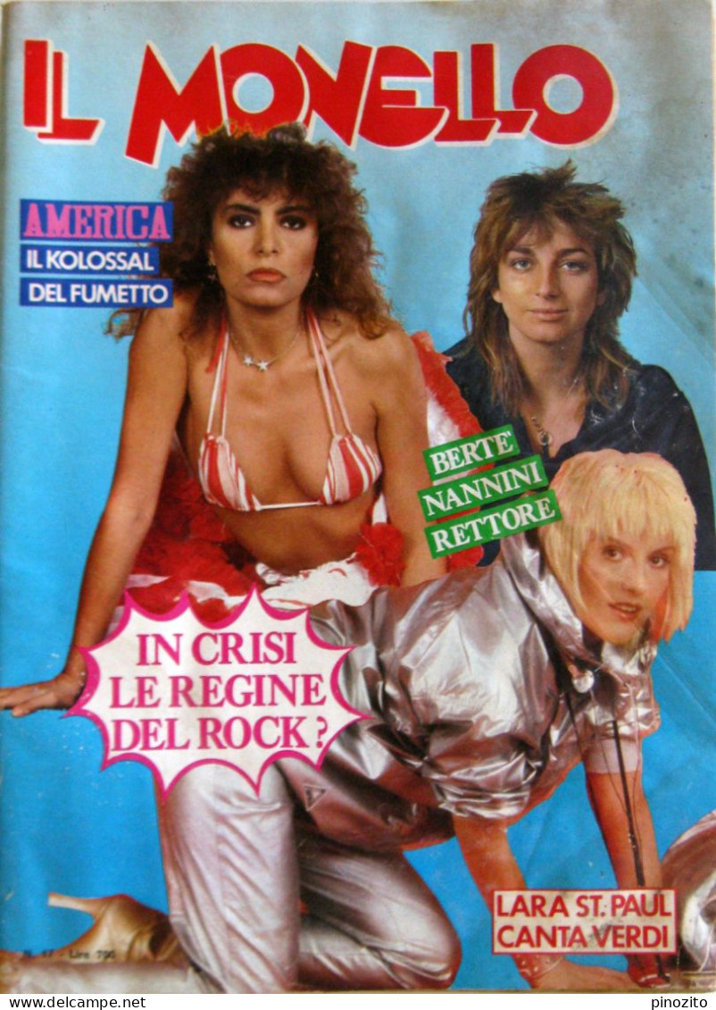 MONELLO 17 1982 Loredana Bertè Gianna Nannini Rettore Lara St. Paul Stevie Wonder Victoria Principal - Other & Unclassified