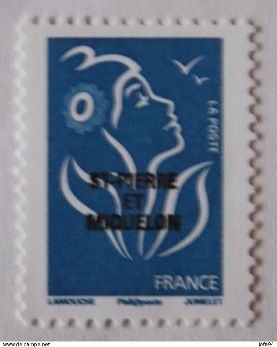 SPM 2008 Marianne De Lamouche  5 TP  0,72+0,88+1,25+2,18+bleu Foncé Ss Val  YT 918/922   Neufs - Unused Stamps