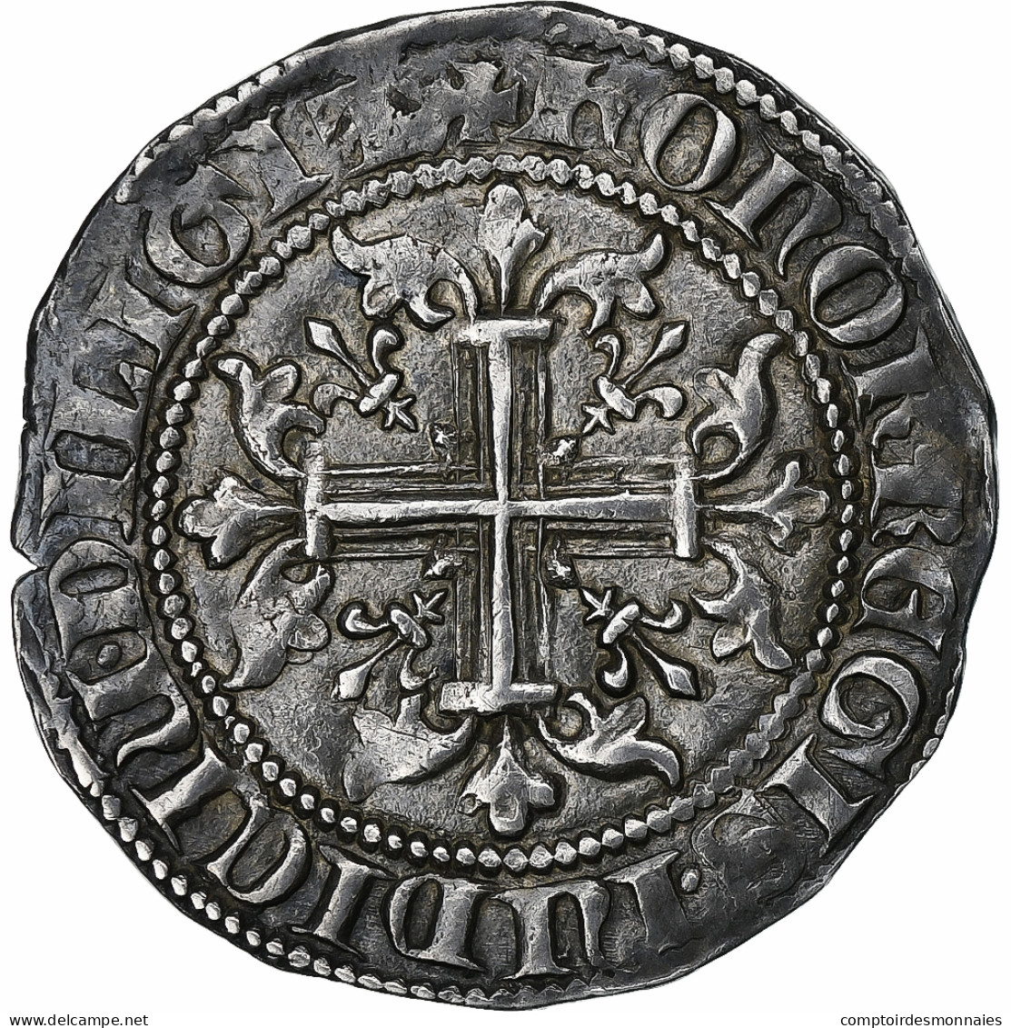 Comté De Provence, Robert D'Anjou, Carlin, 1309-1343, Argent, SUP - Andere & Zonder Classificatie