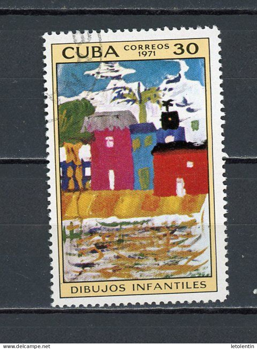 CUBA -  DESSIN D'ENFANT  N°Yt 1518 Obli. - Usados