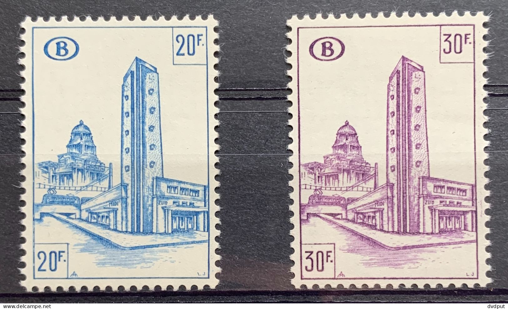 België, 1953-57, TR348/49, Postfris**, OBP 10€ - Mint