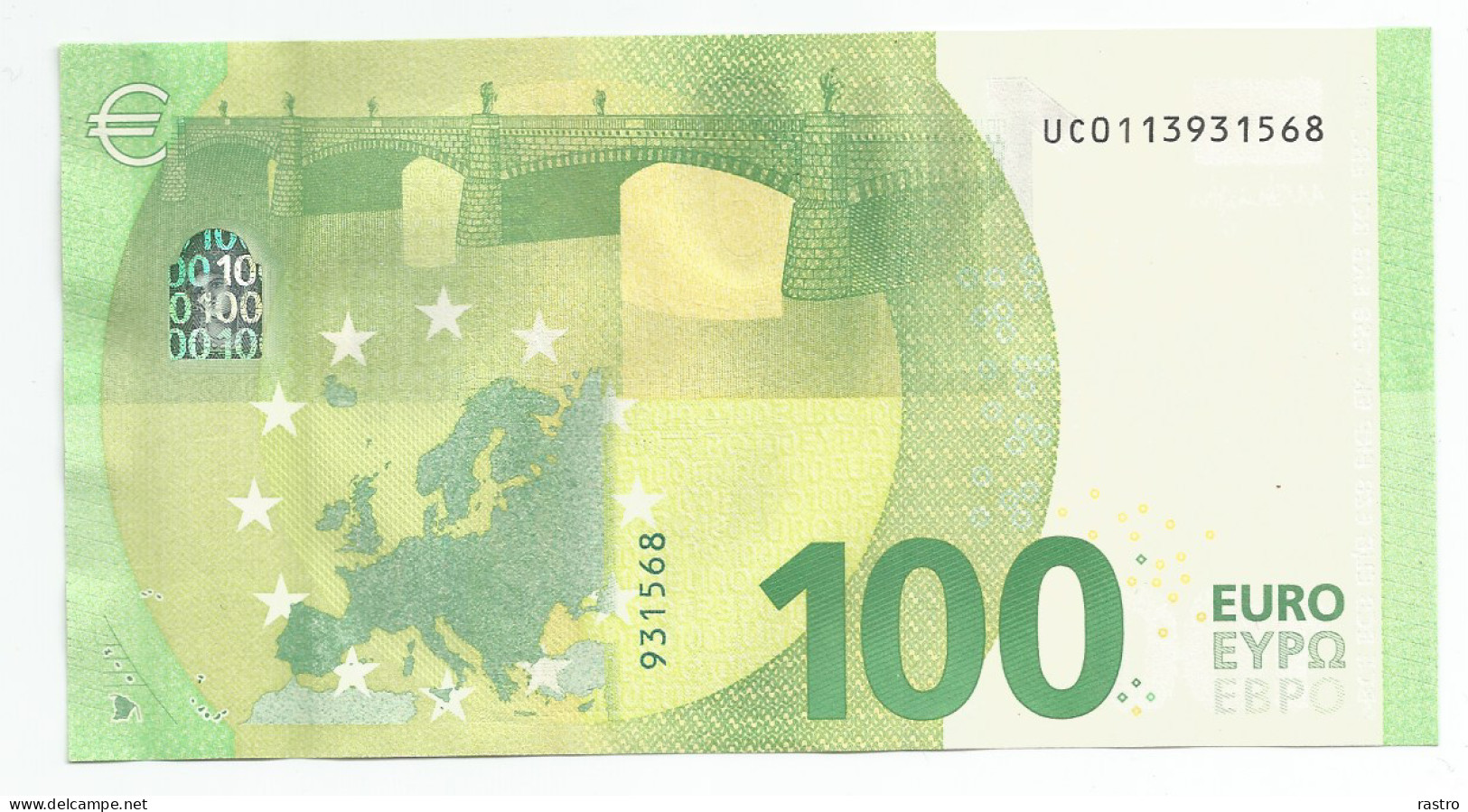 Billet 100 € 2019  état  SUP***    Signature  "M. Draghi" - 100 Euro