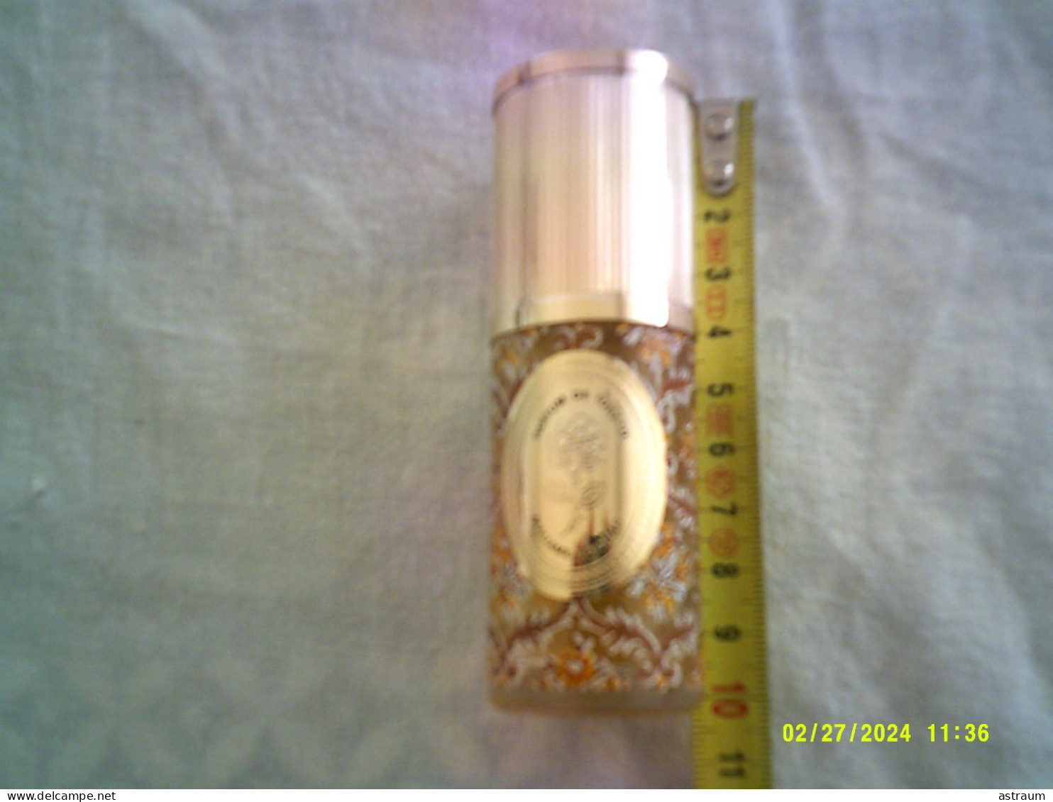 Tres Bel Atomiseur Doré Parfum De Toilette Madame Rochas - Quasi Pleine 25ml - Miniatures Womens' Fragrances (without Box)