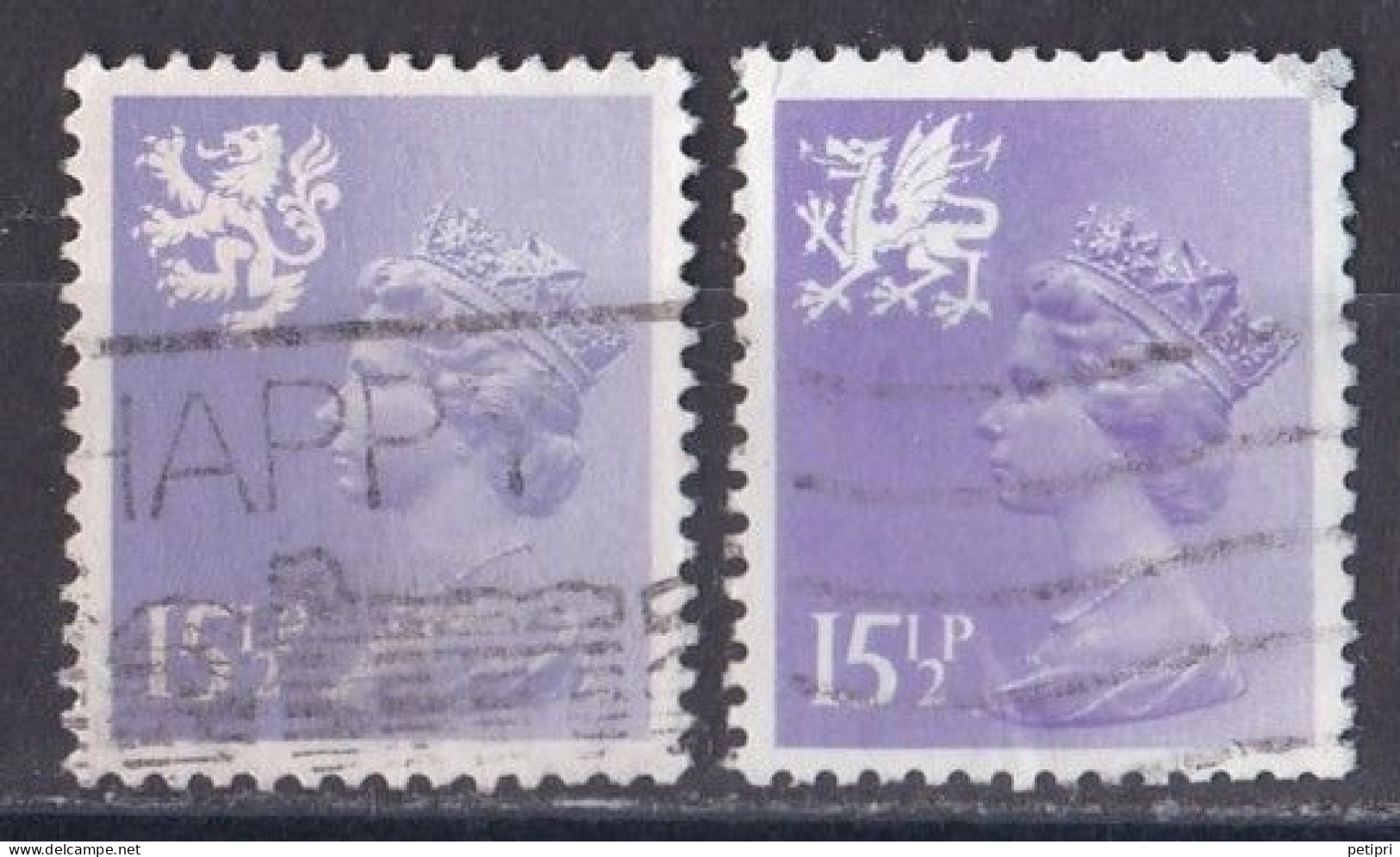 Grande Bretagne - 1981 - 1990 -  Elisabeth II -  Y&T N ° 1030  Et  1032  Oblitéré - Used Stamps