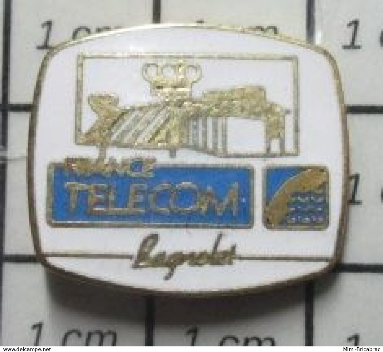 713J  Pin's Pins / Beau Et Rare / FRANCE TELECOM / BAGNOLET - Telecom De Francia