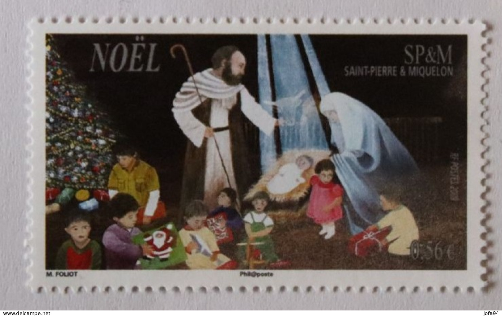 SPM 2009    Noêl  2009    YT  965   Neuf - Unused Stamps