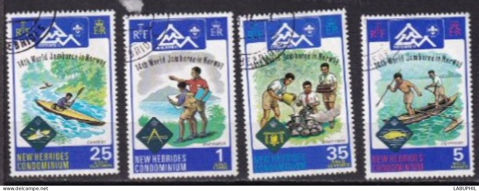 NOUVELLES HEBRIDES Dispersion D'une Collection Oblitéré Et Mlh  1975 - Used Stamps