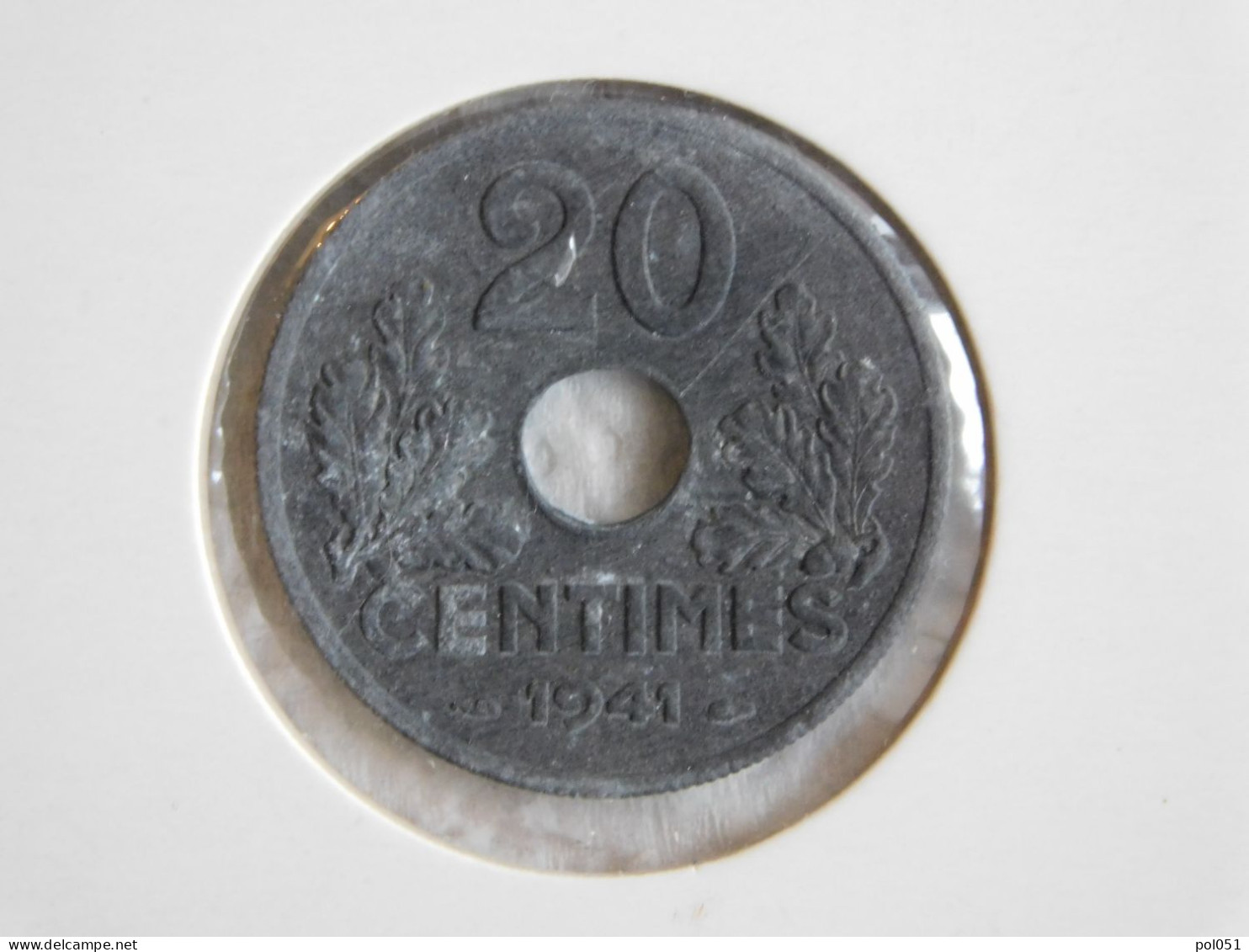France 20 Centimes 1941 ÉTAT FRANÇAIS (428) - 20 Centimes