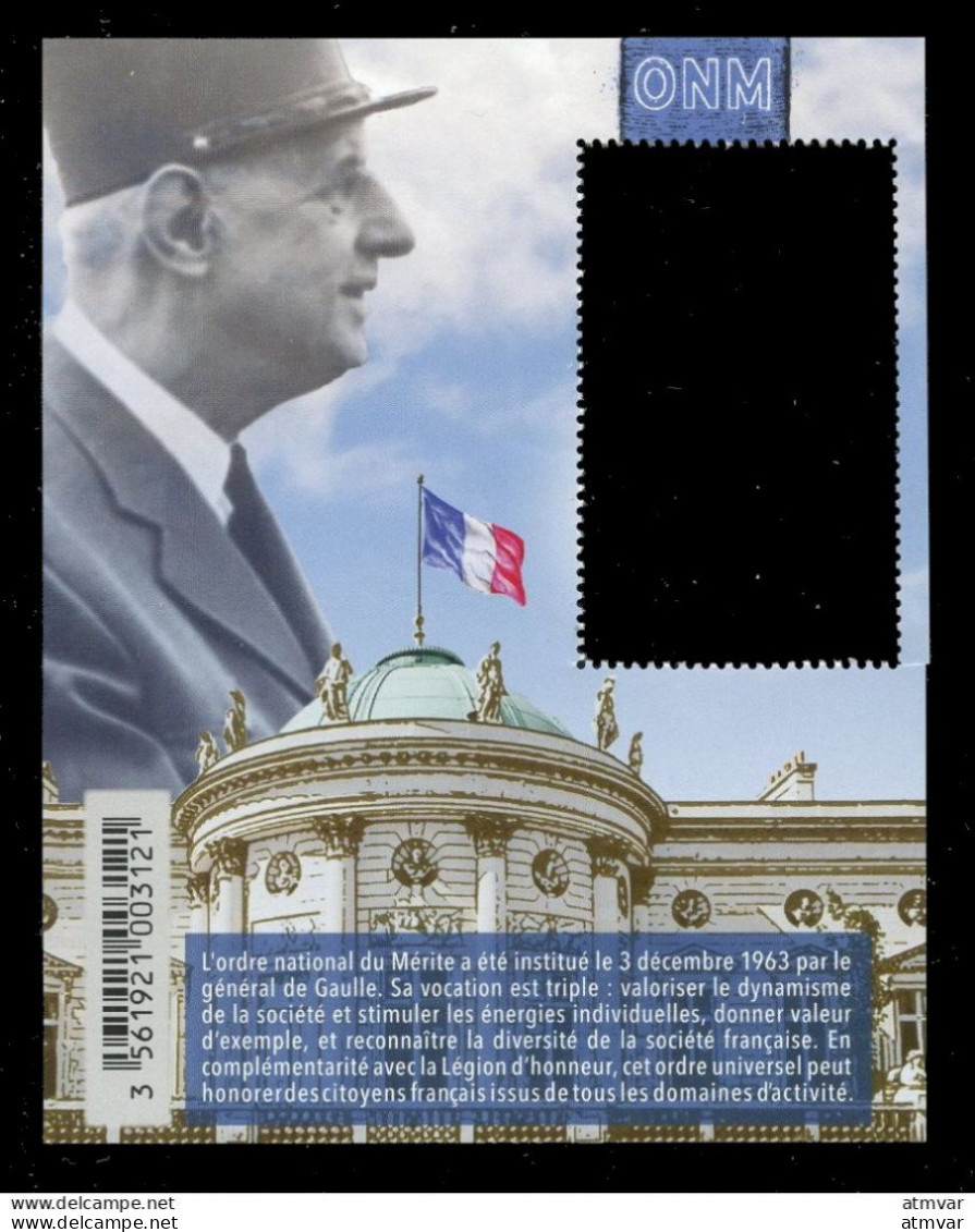 SAINT PIERRE ET MIQUELON (2023) Carte Maximum Card - 60ème Anniversaire Ordre National Du Mérite 1963-2023 - Cartoline Maximum