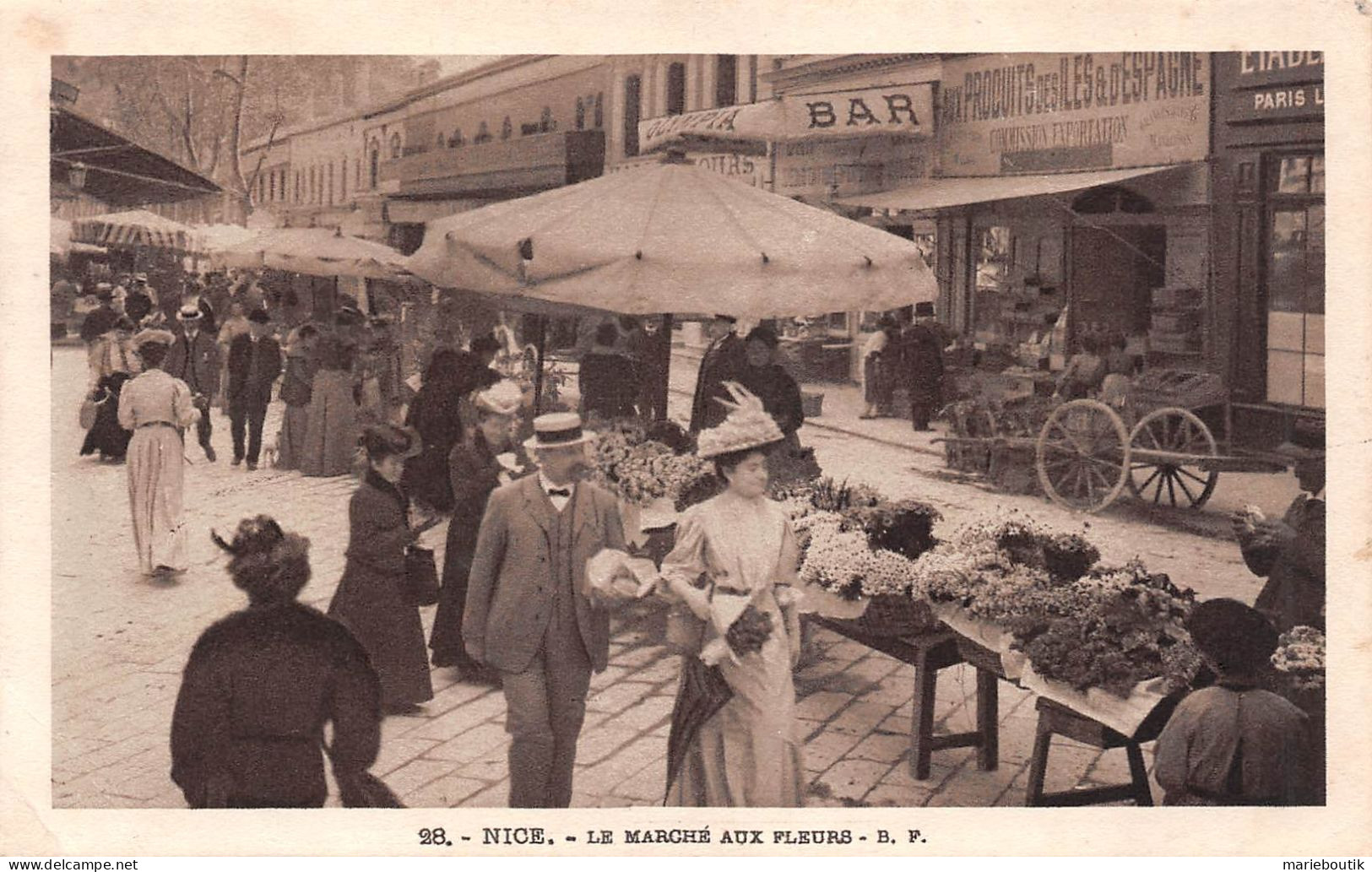 Nice – Le Marché Aux Fleurs (1)  - Straßenhandel Und Kleingewerbe