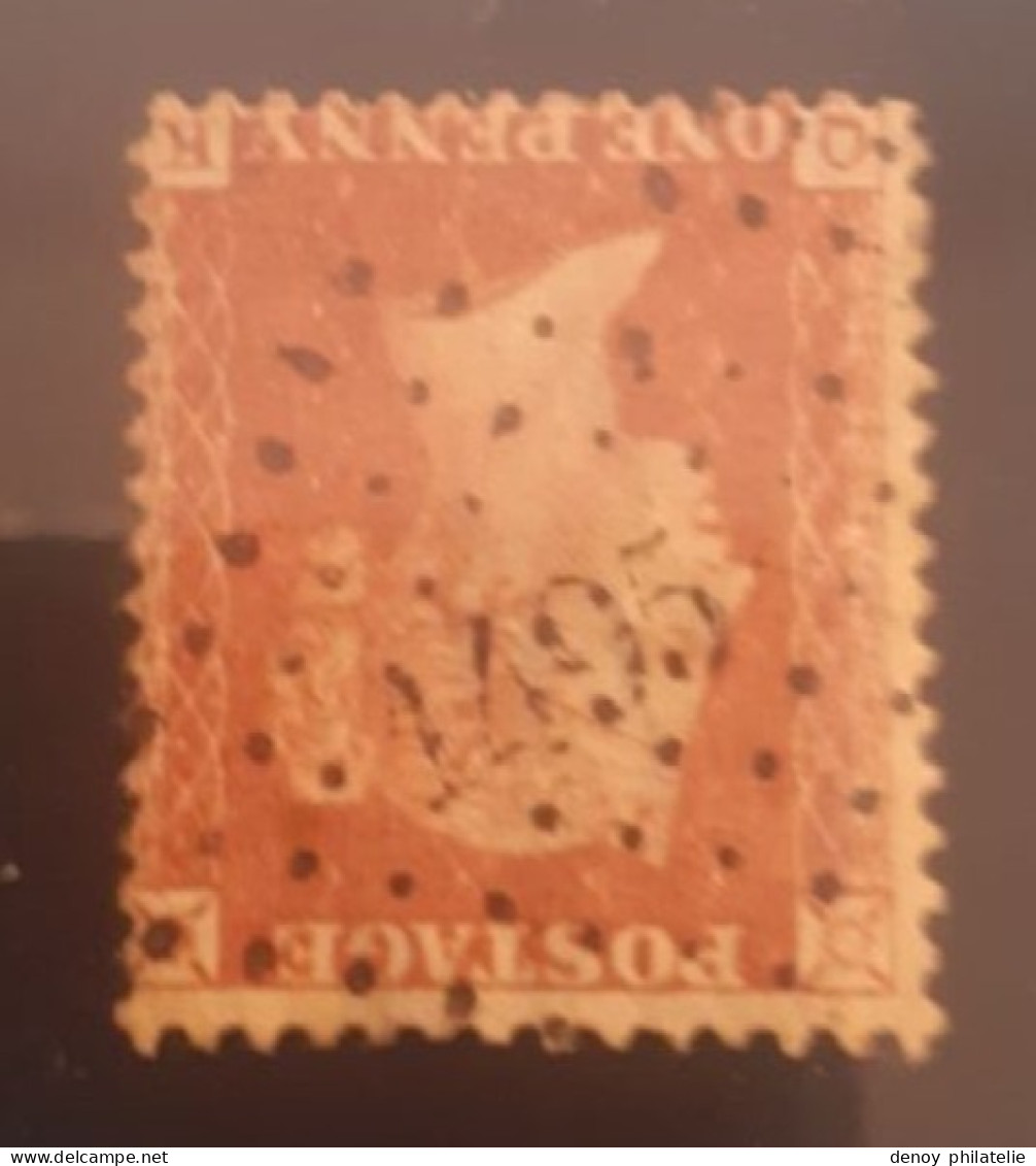 Timbre Avec Oblitération Française Petit Chiffre Du Havre - Used Stamps