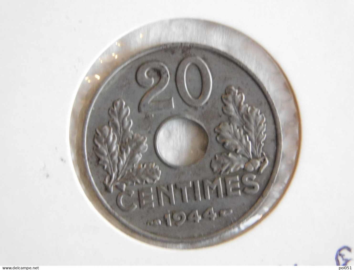 France 20 Centimes 1944 FER (433) - 20 Centimes