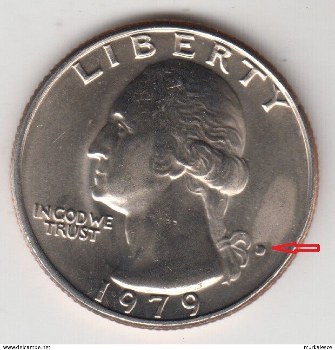 7317---USA   ---QUARTER  DOLLAR     FDC   1979    D  -- - 1932-1998: Washington