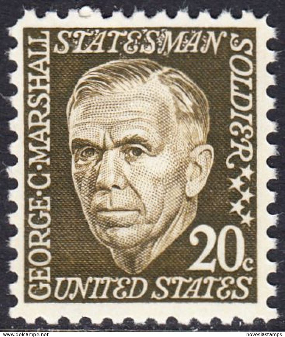 !a! USA Sc# 1289 MNH SINGLE (a1) - George C. Marshall - Nuovi