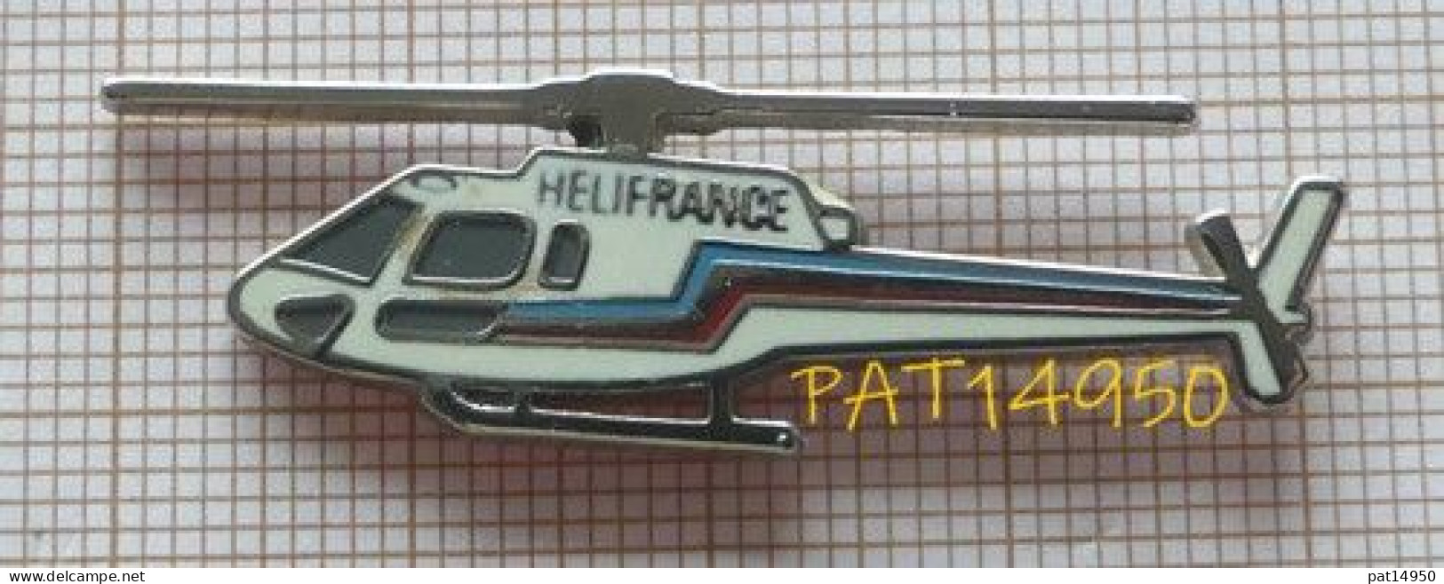 PAT14950 HELICOPTERE HELIFRANCE En Version ZAMAC - Avions