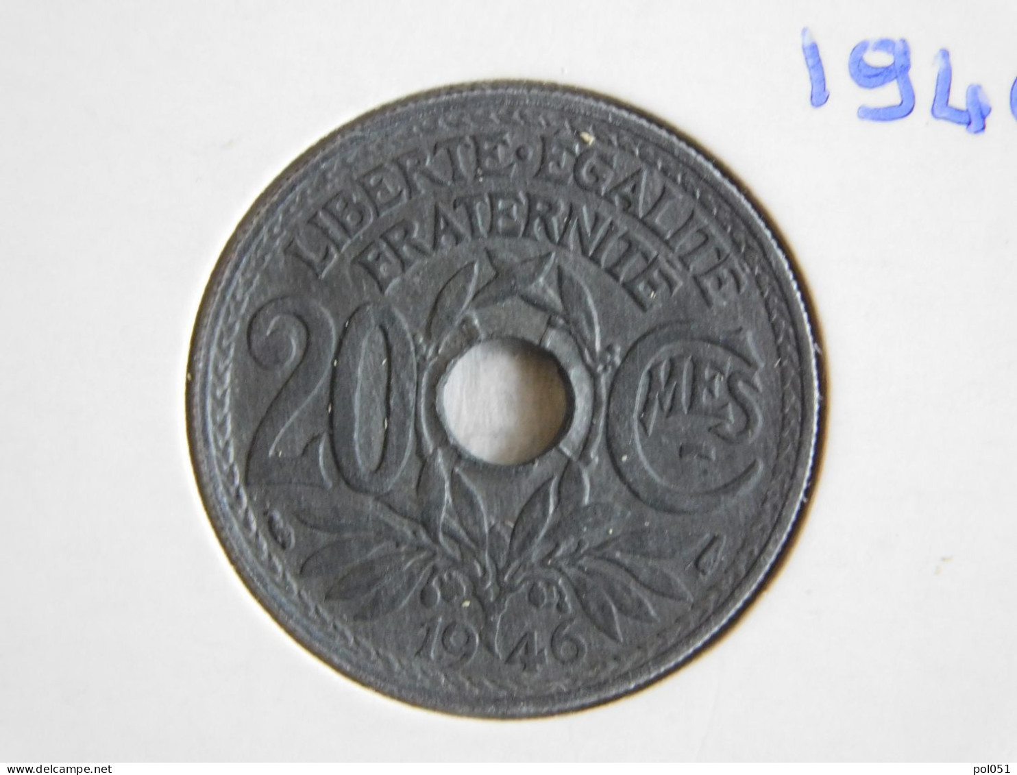 France 20 Centimes 1946 LINDAUER (436) - 20 Centimes