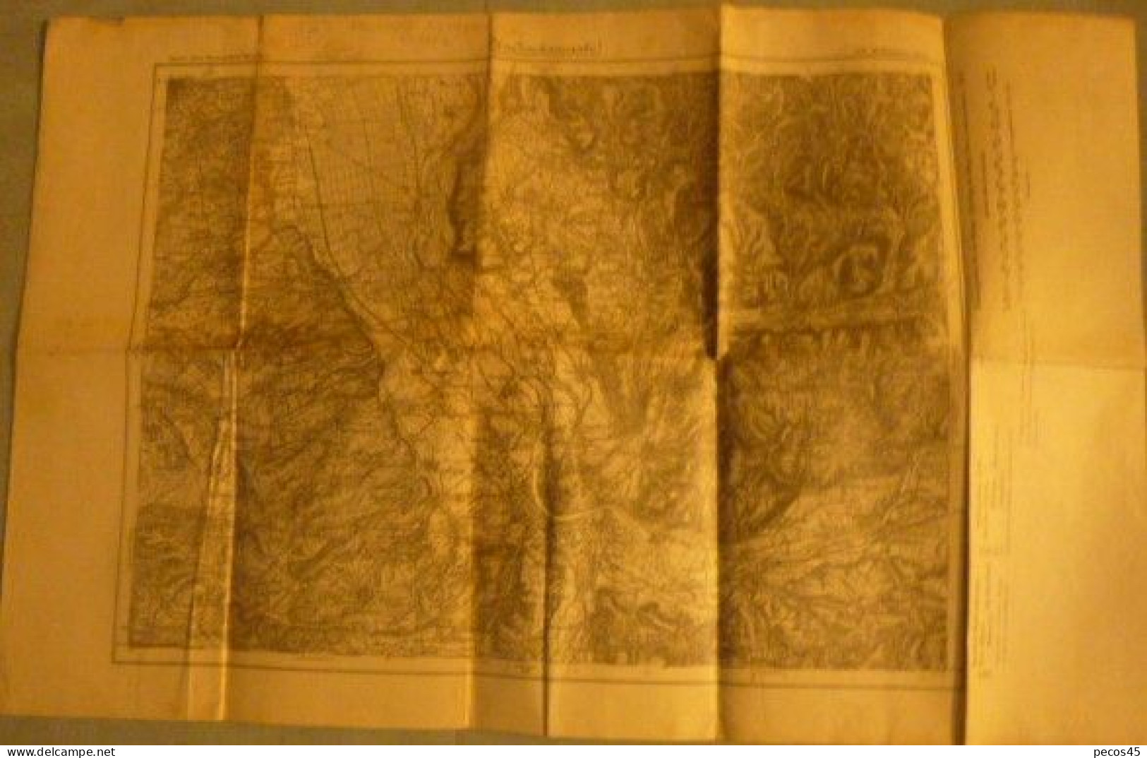 Karte Des Deutschen Reiches : MULHOUSE / LORRACH / BASEL - 1/100 000ème - 1885/1908. - Carte Topografiche