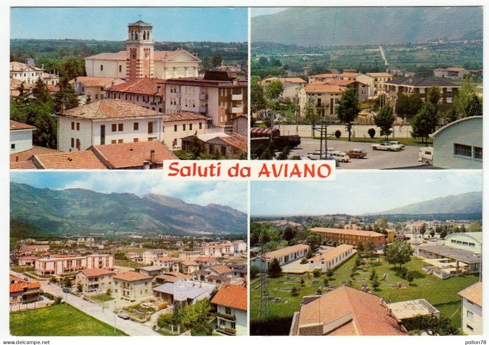 SALUTI DA AVIANO - VEDUTE - PORDENONE - 1974 - Pordenone