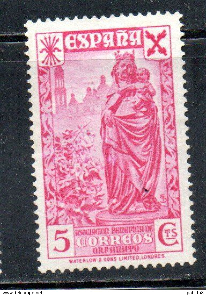 SPAIN ESPAÑA SPAGNA 1930  ORFANATO 5p MLH - Wohlfahrtsmarken