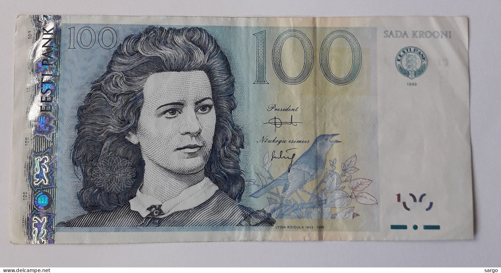 ESTONIA - 100 KROONI -  P 82 - 1999 -  CIRC - BANKNOTES - PAPER MONEY - CARTAMONETA - - Estonia