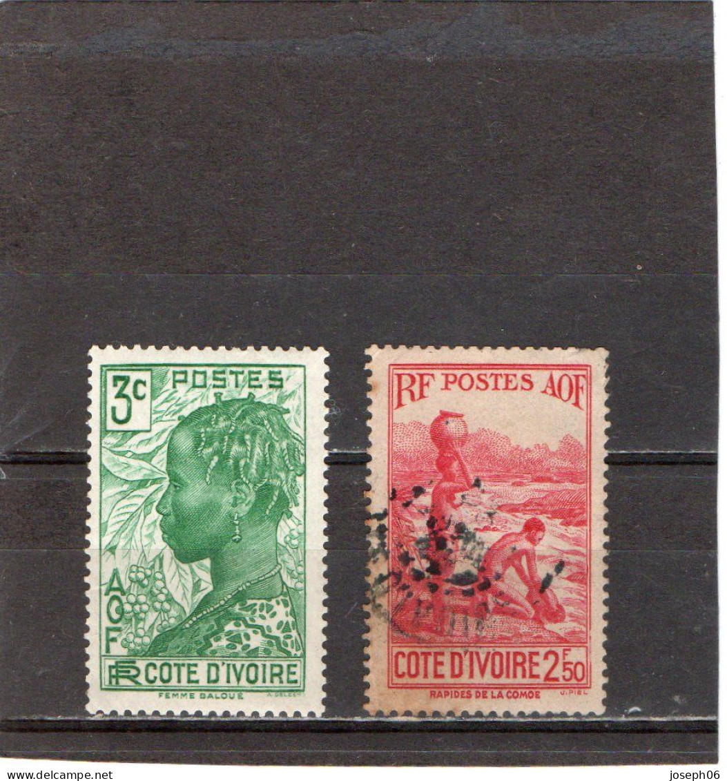 COTE  D' IVOIRE   1939-42   Y.T.  N° 151  à  161  Incomplet  Frais Gestion Compris - Used Stamps