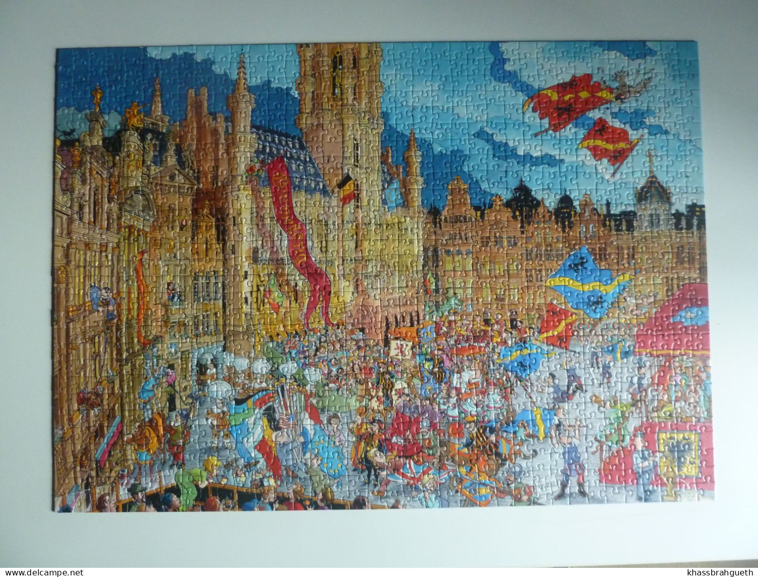 PUZZLE RAVENSBURGER (1000 P) - FLEROUSE / BRUXELLES - BRUSSEL - Puzzle Games