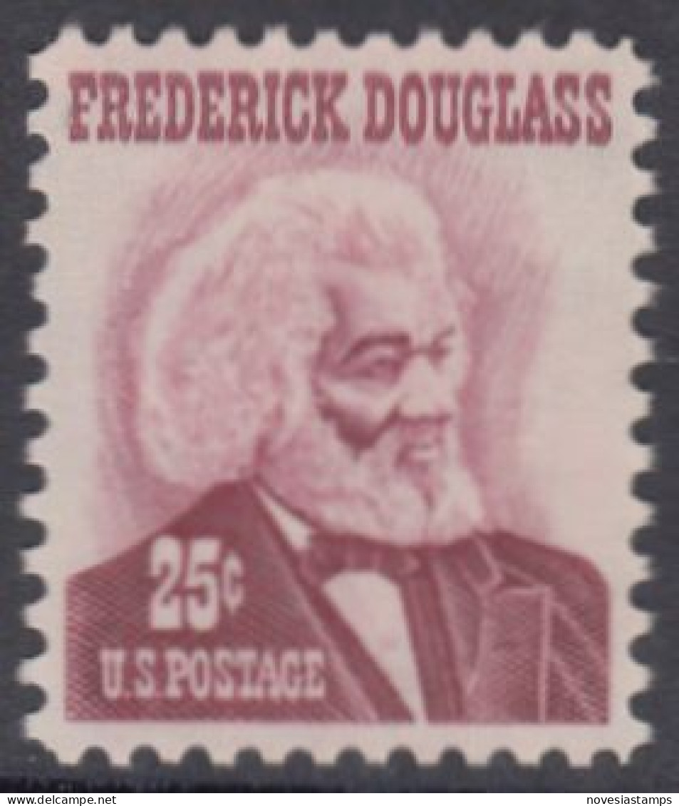 !a! USA Sc# 1290 MNH SINGLE - Frederick Douglas - Nuovi