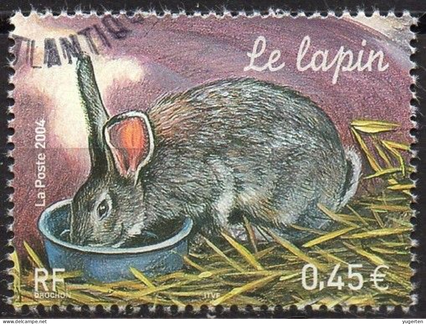 FRANCE 2004 - 1v - Used - Oblitéré - Lapin - Rabbit - Kaninchen - Conejo - Coniglio - Rabbits - Lapins - Conigli - - Konijnen