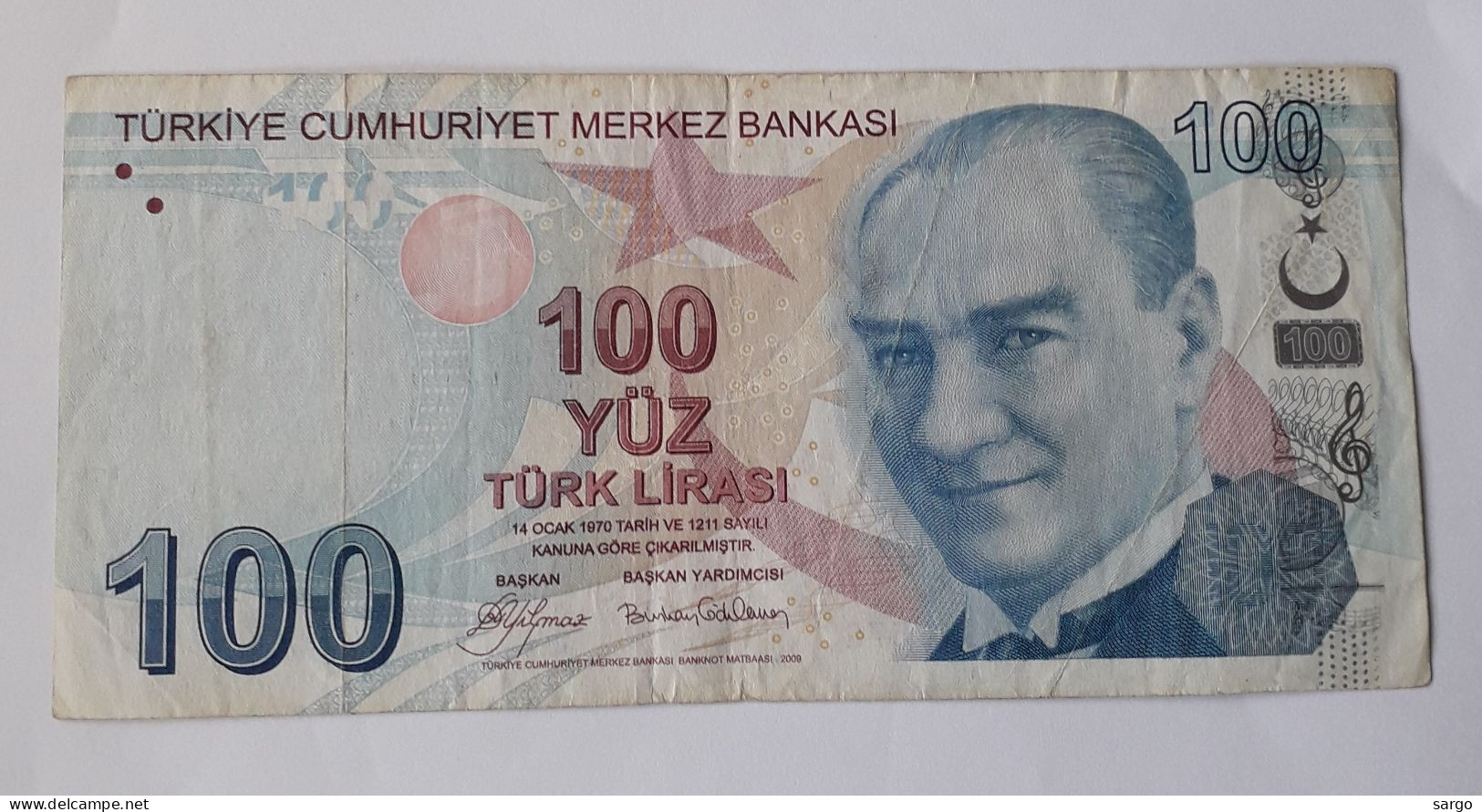 TURKEY - 100 LIRA -  P 226 - 2009/2022 - CIRC - BANKNOTES - PAPER MONEY - CARTAMONETA - - Turquia