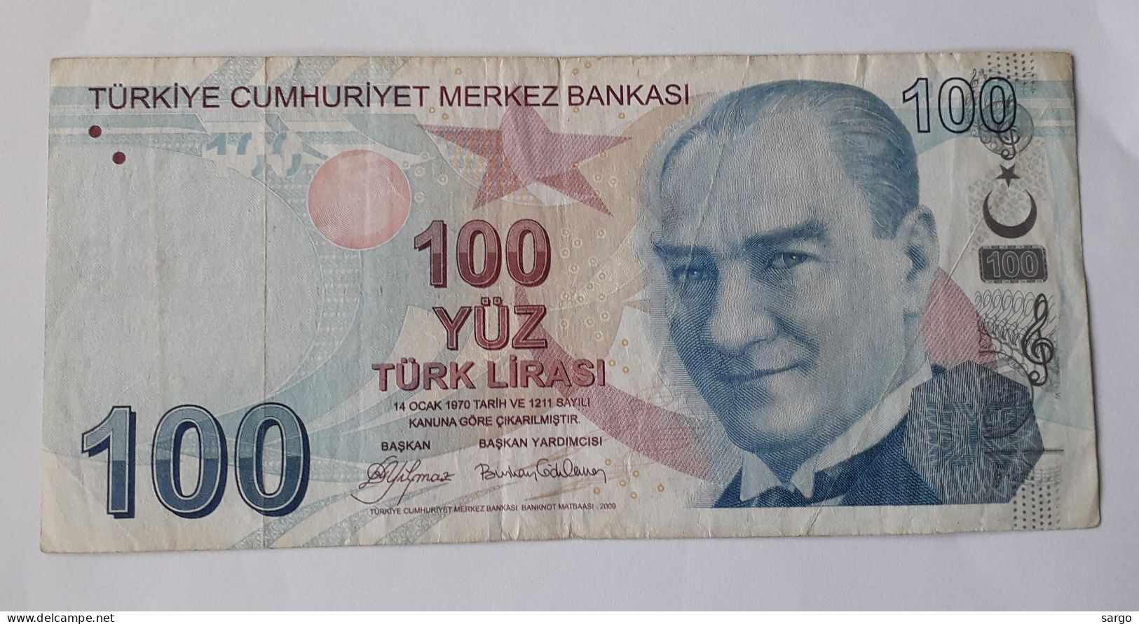 TURKEY - 100 LIRA -  P 226 - 2009/2022 - CIRC - BANKNOTES - PAPER MONEY - CARTAMONETA - - Turquie