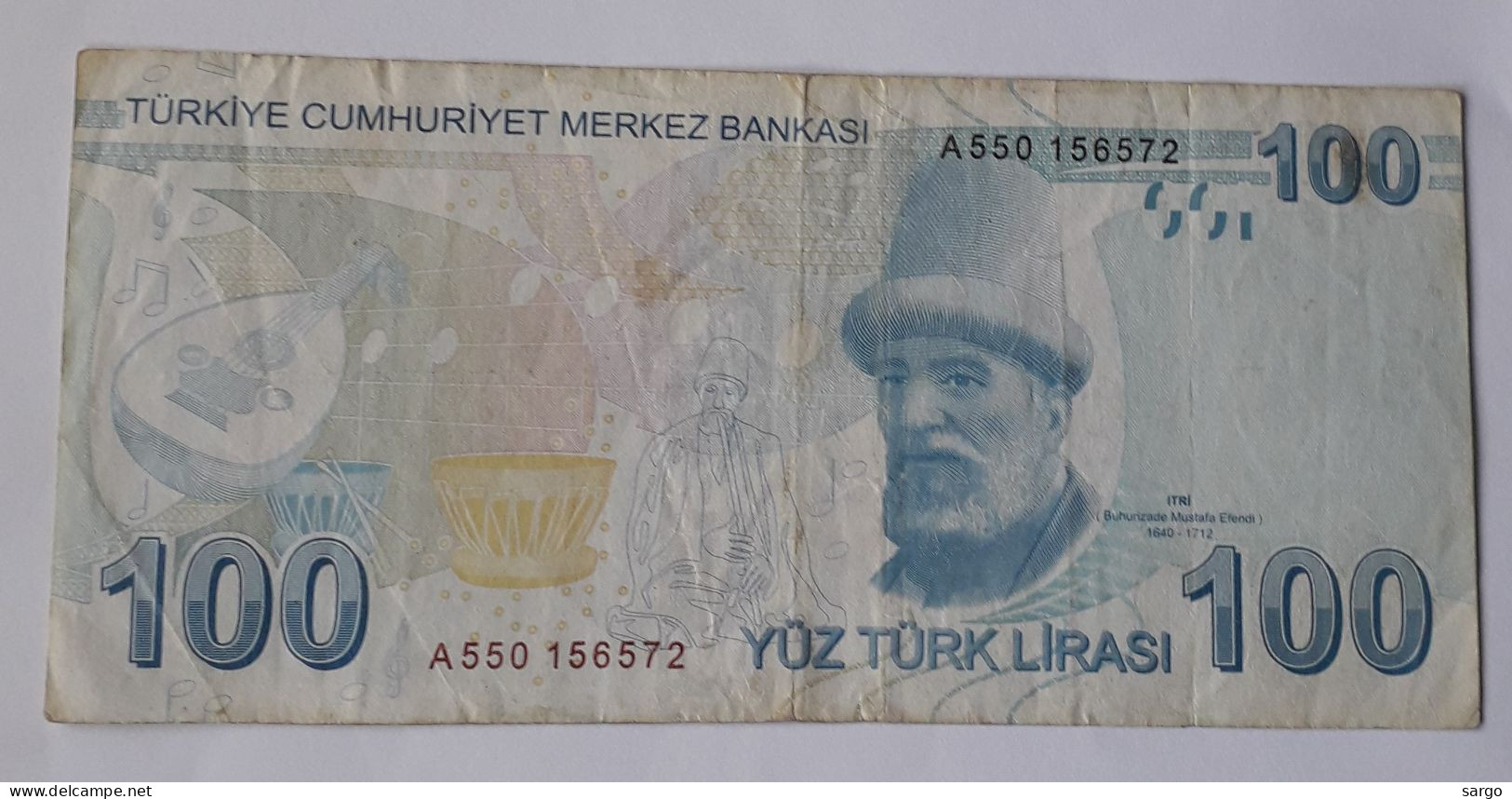 TURKEY - 100 LIRA -  P 226 - 2009/2022 - CIRC - BANKNOTES - PAPER MONEY - CARTAMONETA - - Turkey