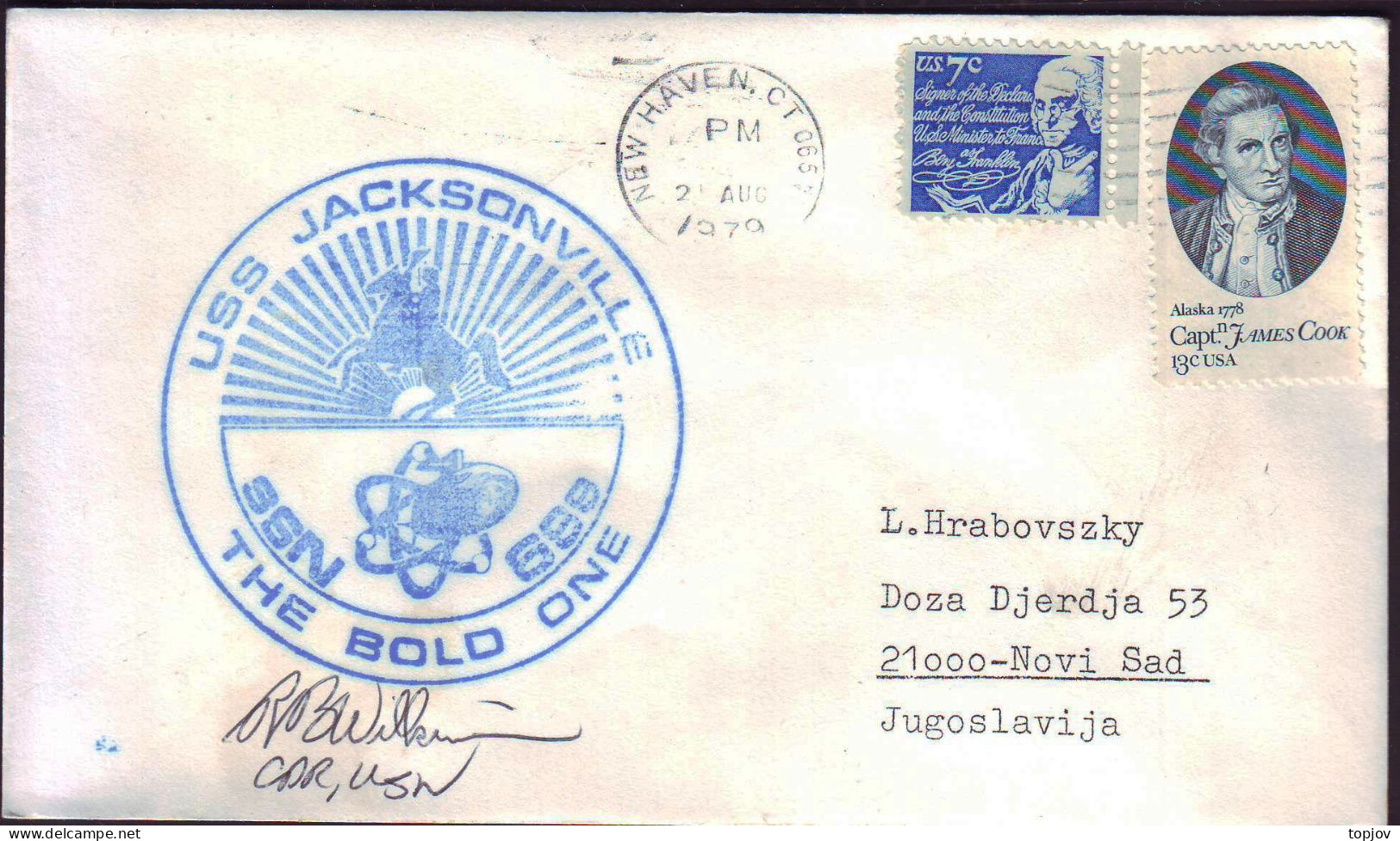 USA - USS JACKSONVILLE NUCLER SUBMARINE - 1979 - Sous-marins