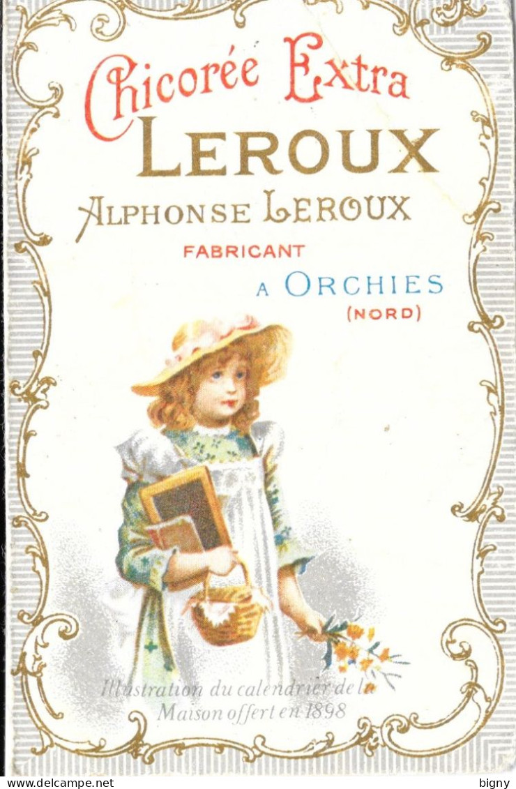 ORCHIES (59-Nord) Calendrier  CHICOREE " LEROUX " - Klein Formaat: 1971-80