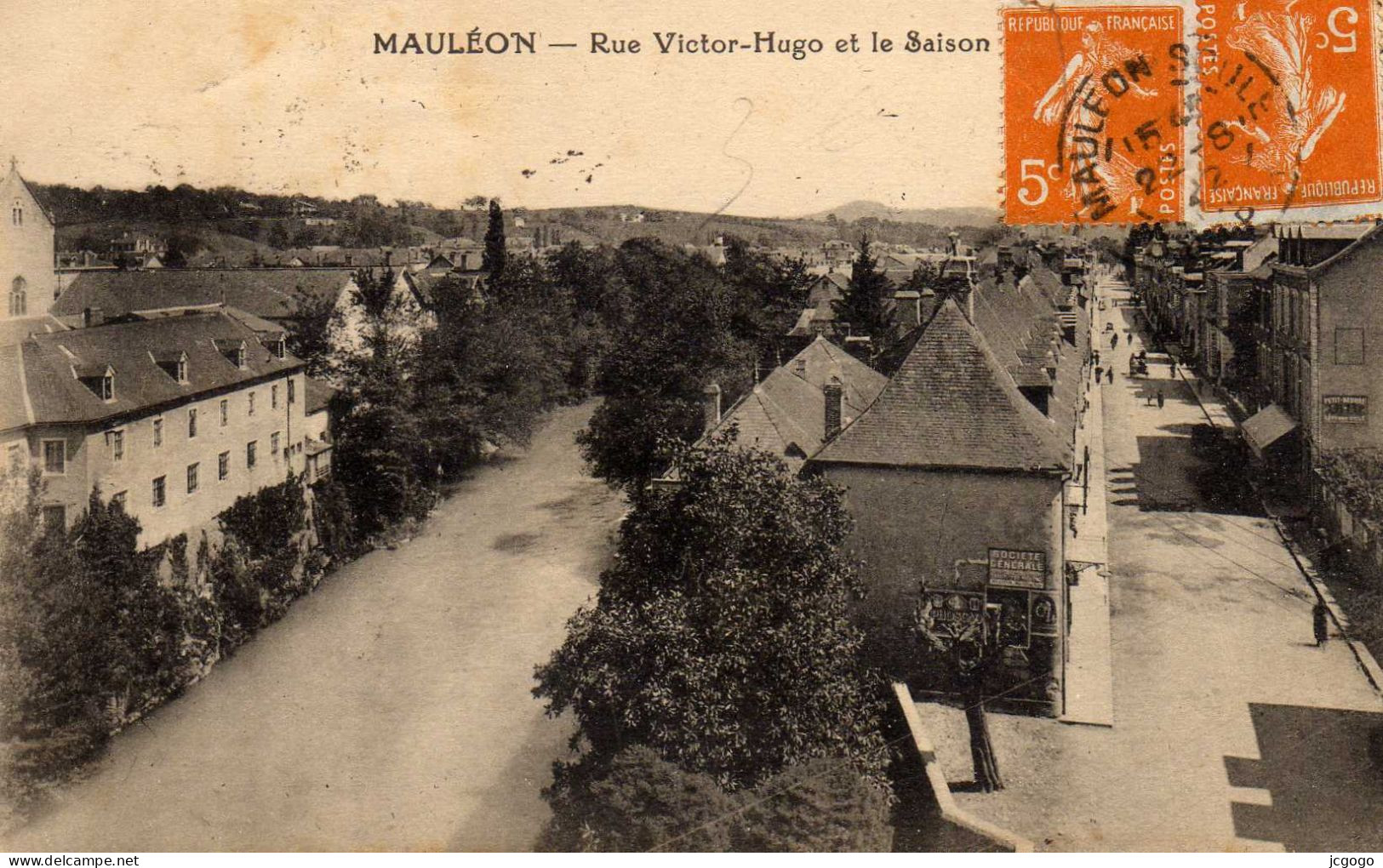 MAULÉON  Rue Victor-Hugo Et Le Saison - Mauleon Licharre