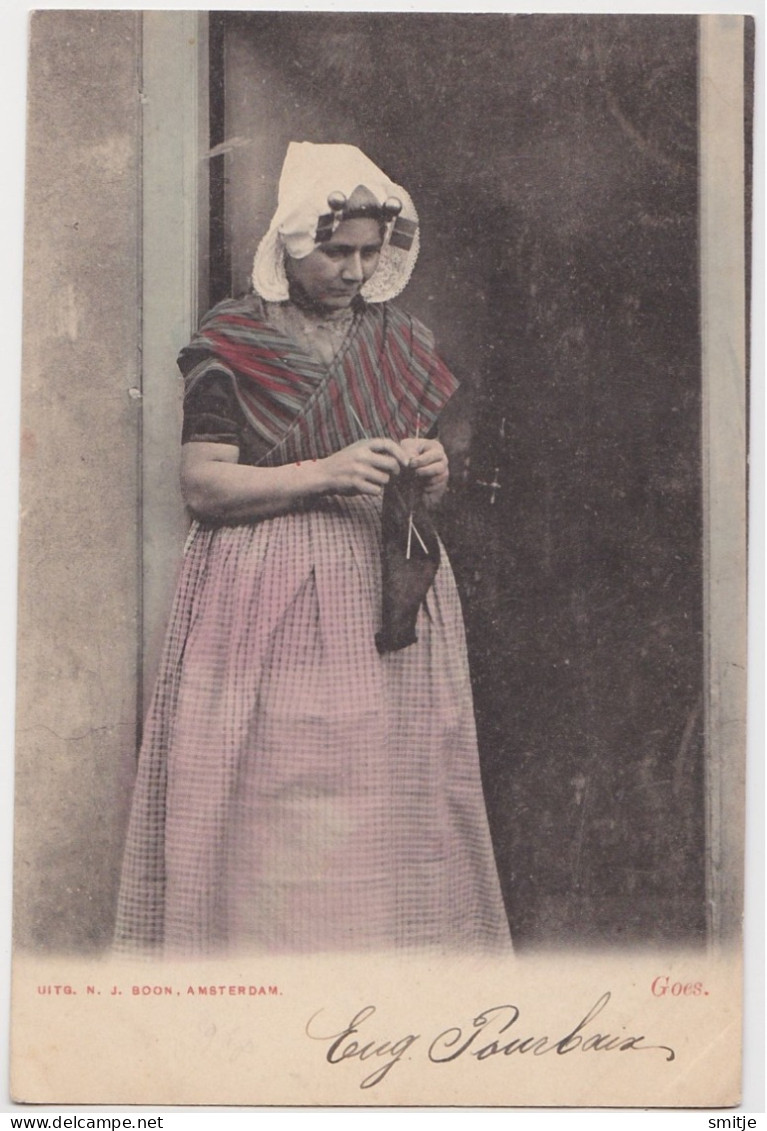 ZEELAND WALCHEREN GOES Ca. 1900 FOLKLORE KLEDERDRACHT COSTUMES COIFFES - UITG. BOON AMSTERDAM - Costumes