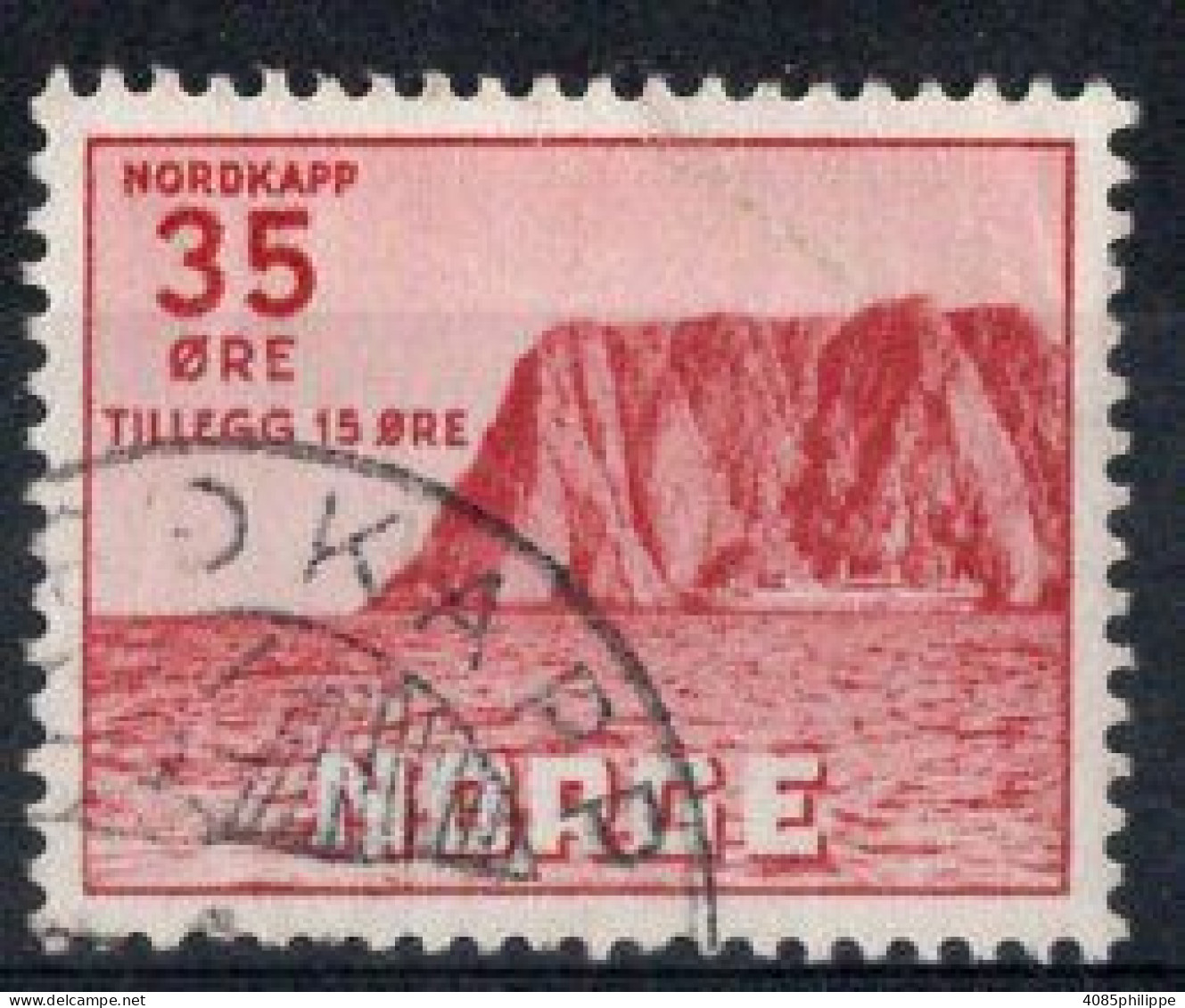 NORVEGE Timbre-poste N°374 Oblitérés Des Dents Courtes En Bas - Used Stamps