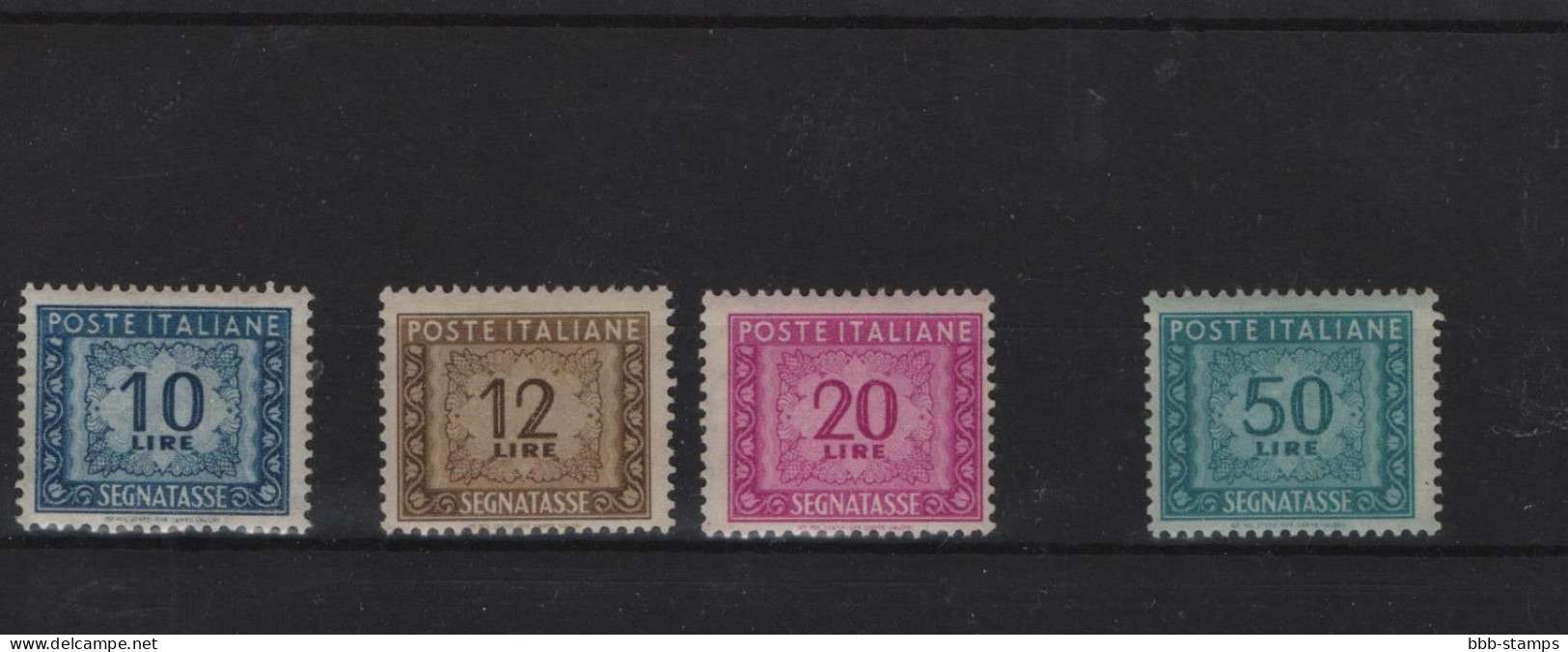 Italien Michel Cat.No.  Duty Vlh/* 81/83 + 85 - Postage Due