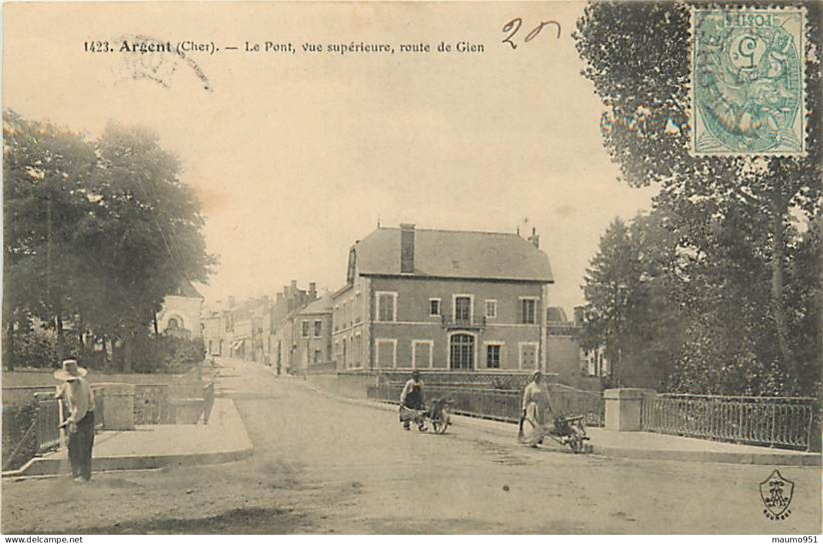 18 ARGENT - Le Pont, Vue Supérieure, Route De Gien - Argent-sur-Sauldre