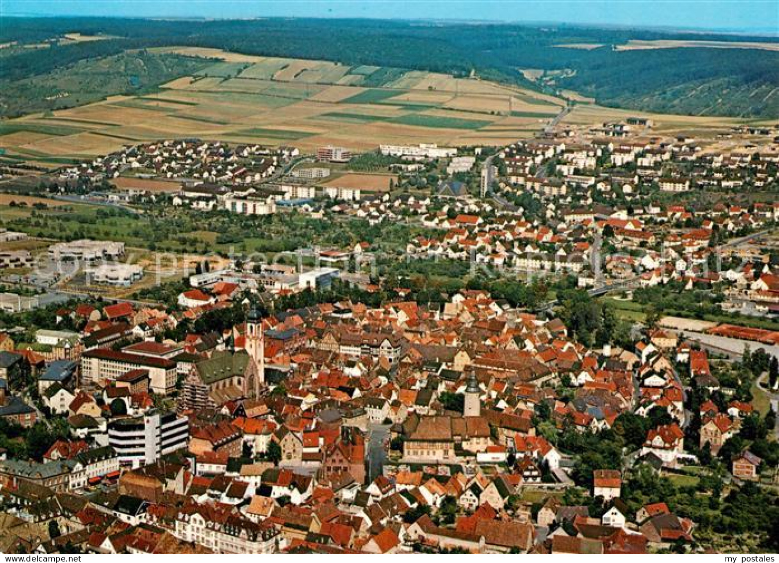 73088513 Tauberbischofsheim Fliegeraufnahme Tauberbischofsheim - Tauberbischofsheim