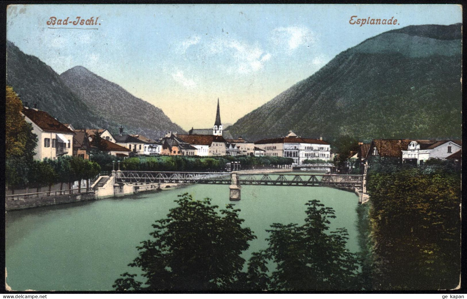 1907 AUSTRIA BAD ISCHL Esplanade - Bad Ischl