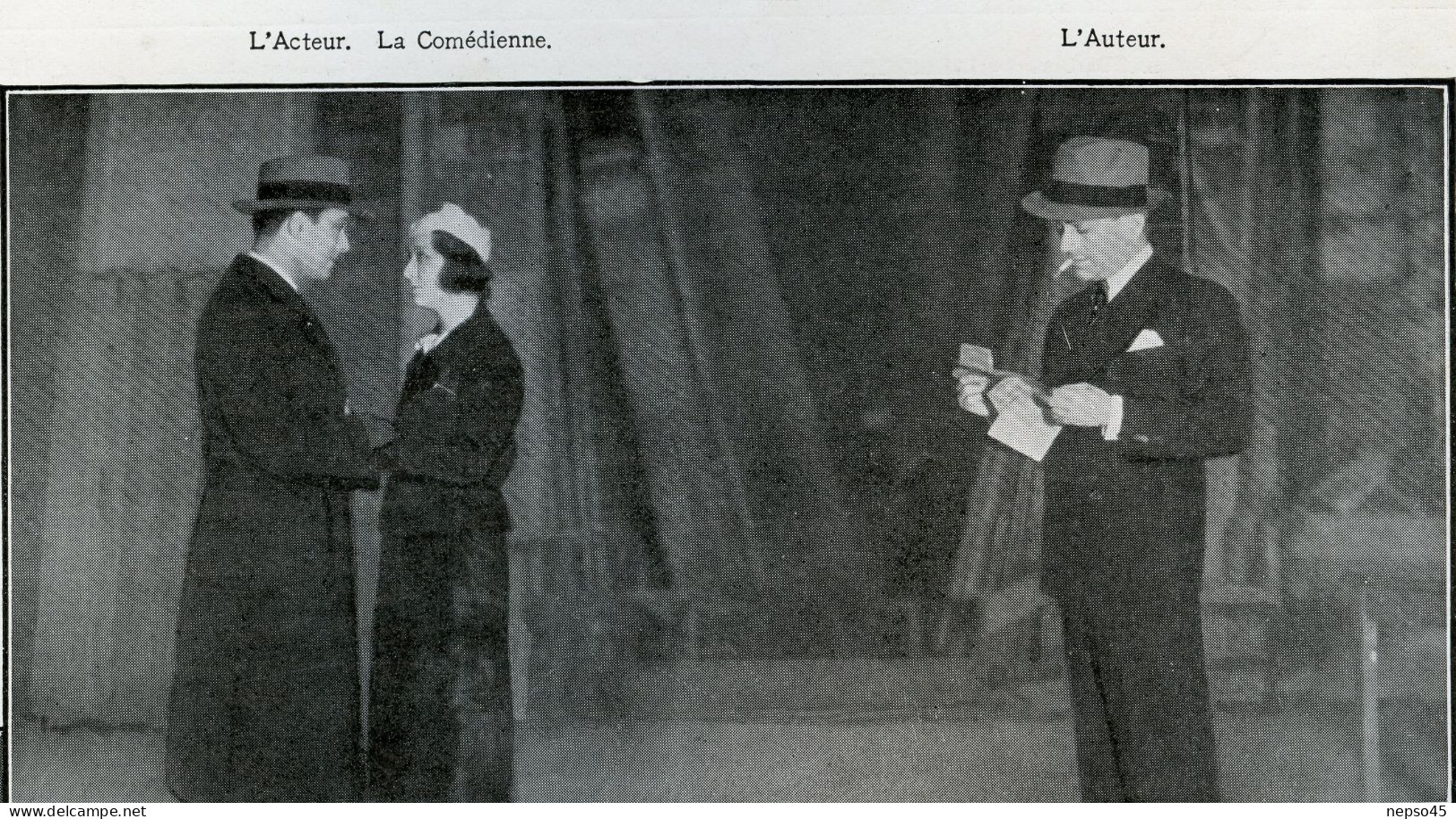 Théâtre des Arts.Crépuscule du Théâtre de M.H.R.Lenormand.Gaston Ougier.Julien Bertheau.Robert Dock.Jean Fleur.