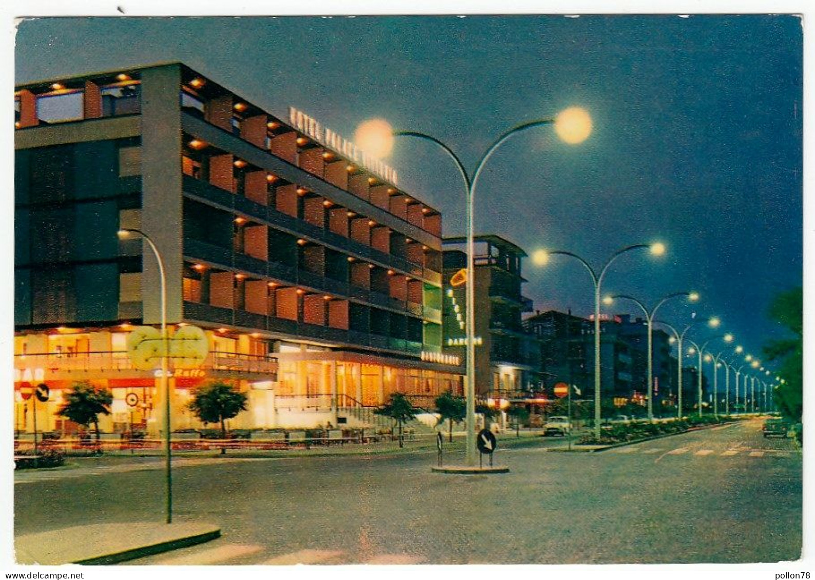 LUNGOMARE NOTTURNO - LIDO DI SOTTOMARINA - CHIOGGIA - 1967 - Chioggia