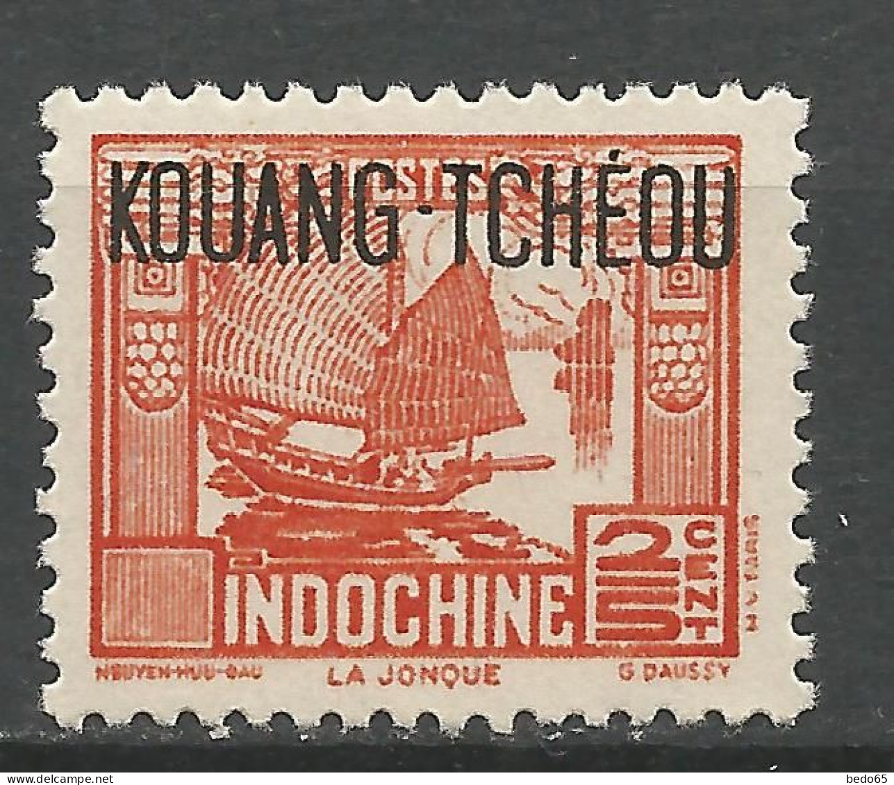 KOUANG-TCHEOU N° 99 NEUF** LUXE SANS CHARNIERE NI TRACE / Hingeless / MNH - Unused Stamps