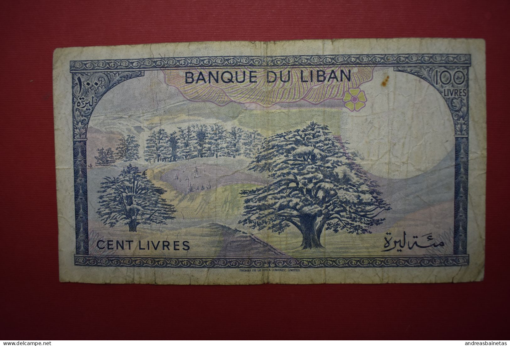 Banknotes  Lebanon 100 Livres 	P# 66 - Lebanon