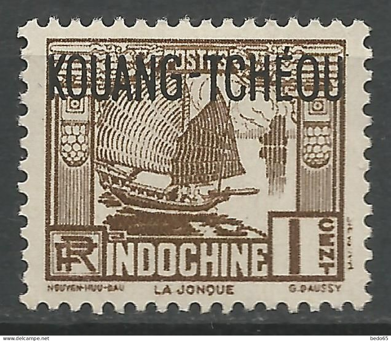 KOUANG-TCHEOU N° 102 NEUF** LUXE SANS CHARNIERE NI TRACE / Hingeless / MNH - Unused Stamps