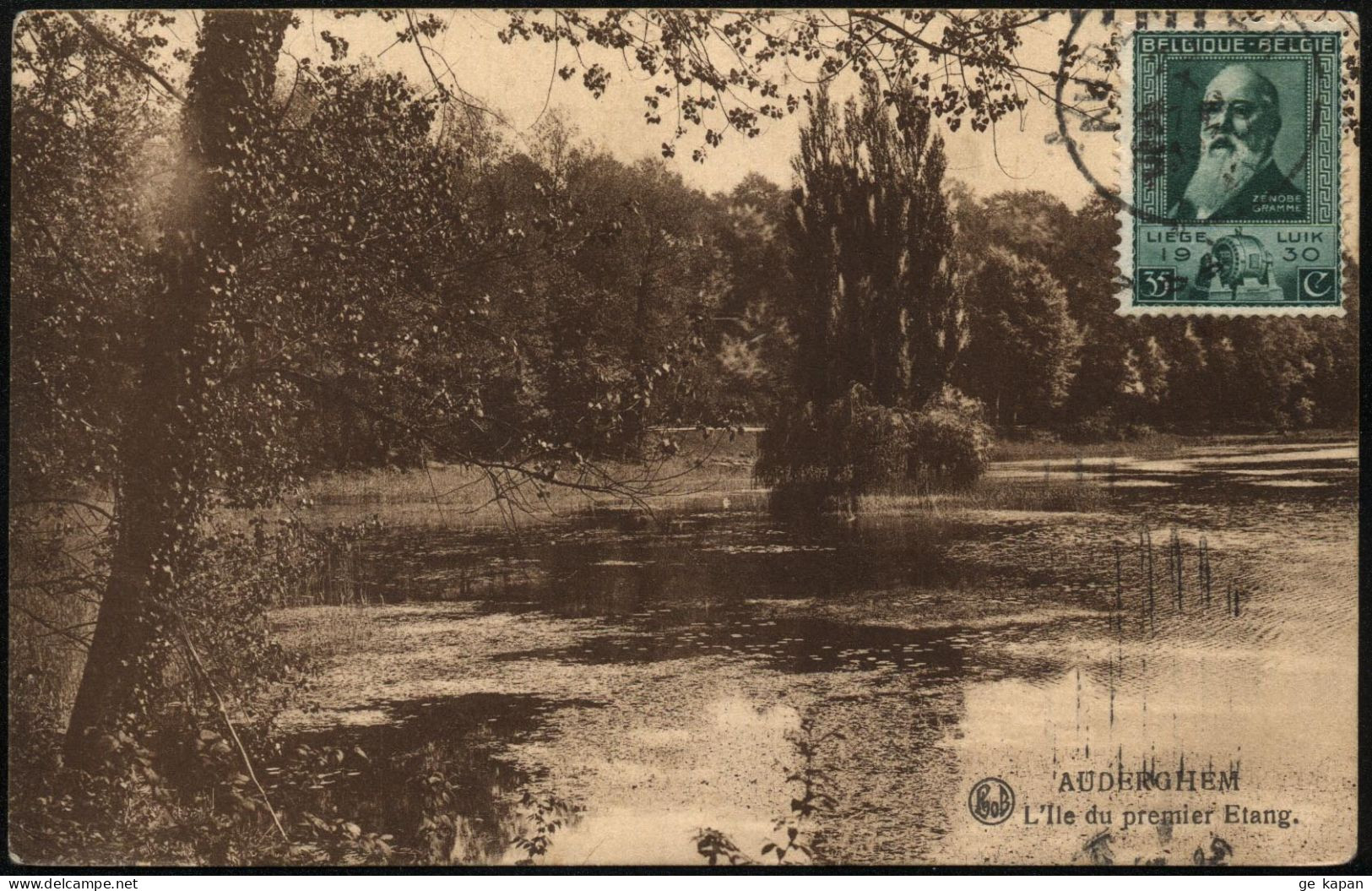 1930 BELGIUM AUDERGHEM L'Ile Du Premier Etang - Auderghem - Oudergem