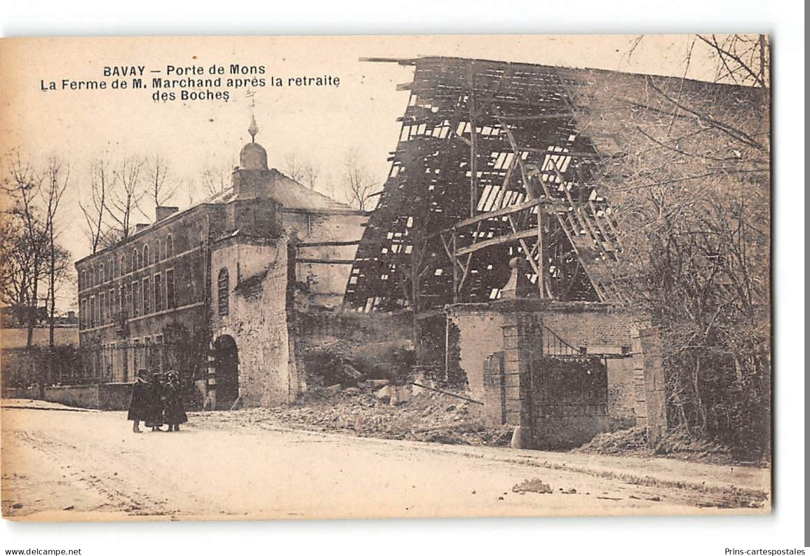 CPA 59 Bavay Porte De Mons Le Ferme De M Marchand - Bavay