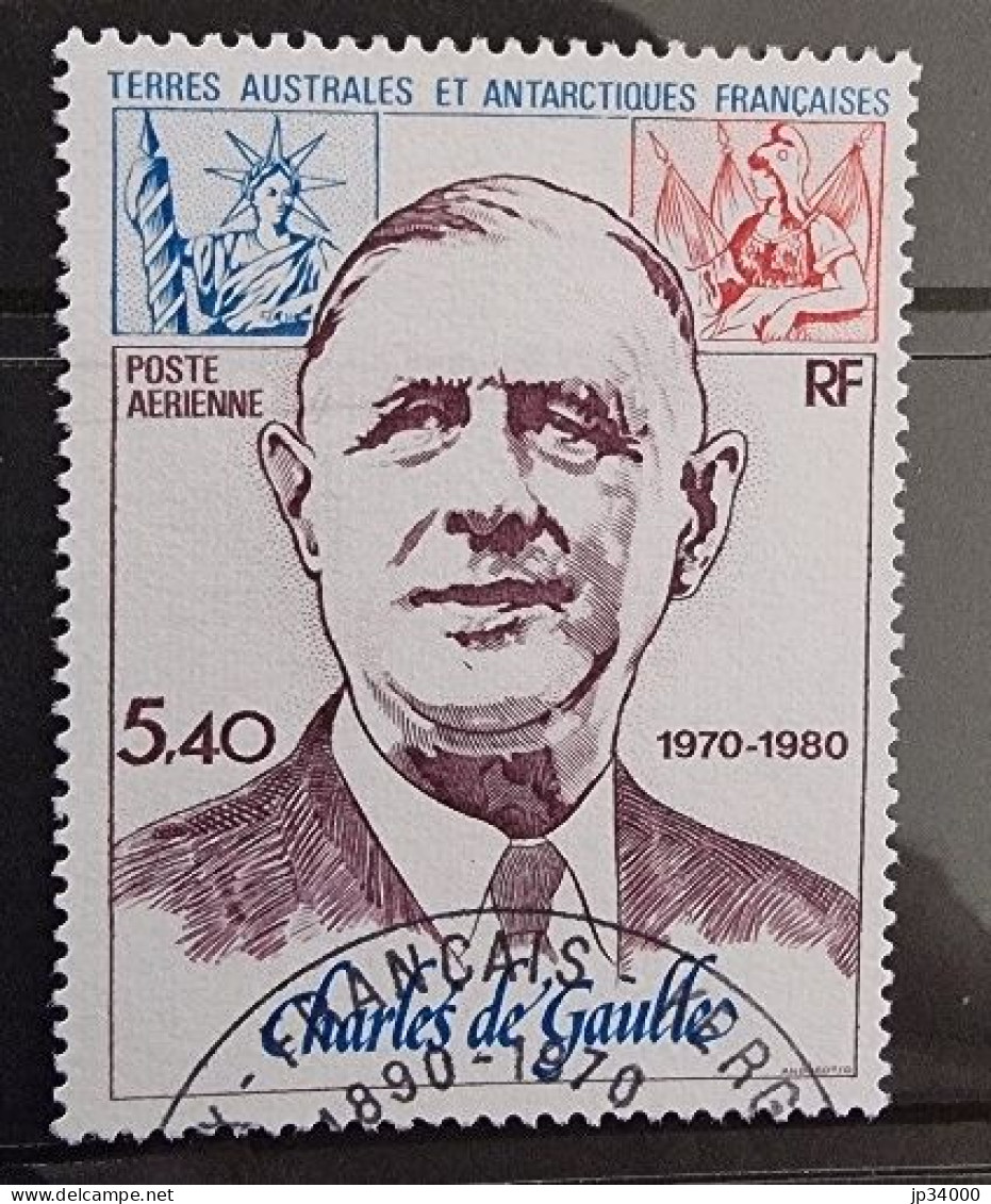 TAAF (terres Australes Antarctiques Françaises): De GAULLE. Yvert N° PA 61 Oblitéré - Oblitérés